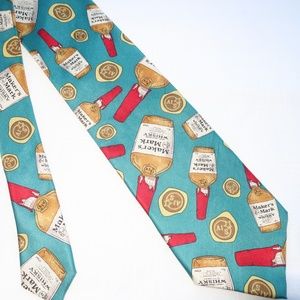 Makers Mark Whiskey Silk Necktie